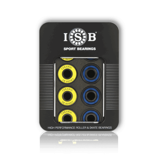 BO CB 608 RS YELLOW TN9 ABEC 9 ISB SPORT - PACK 16